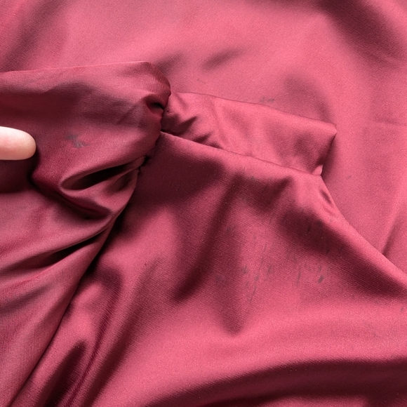 Baltic Born M Women's Poppy Satin Dress Tie Front Floaty V-neck Midi Womens XL - Picture 10 of 14